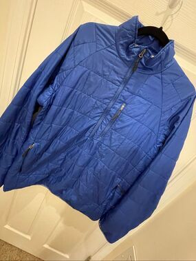 Cabela’s PrimaLoft Packable Puffer Jacket Blue Size Unknown 25” Pit to Pit Large